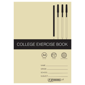 College Bks 72pg A4 Q/m 2016