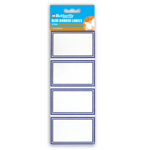 Blue Border Labels 24's Sch169