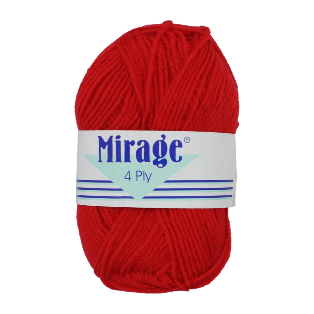 Mirage 4ply F/red 136