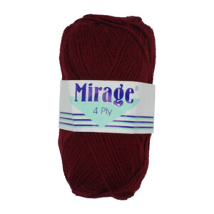 Mirage 4ply Maroon 018