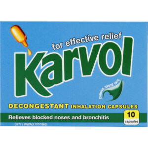 Karvol Drops/caps  11001