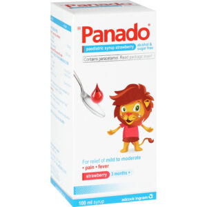 Panado Syrup 100ml S/berry [RED]  [211075]