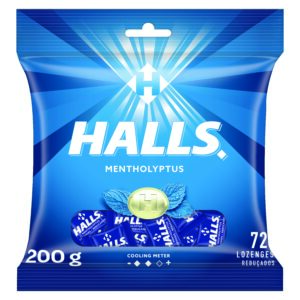 Hall's 72's Menthol 406223/674429