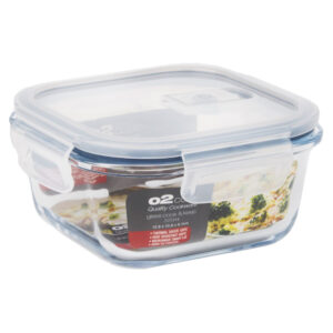 O2 Glass Cont + Lid 520ml [CNK1037]