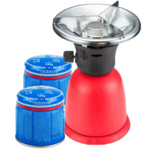 Industro Gas Cooker Portable + 2 Gas Cart 190g