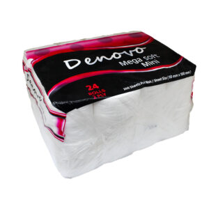 Denovo 2ply Mega Soft Mini T/roll 24's